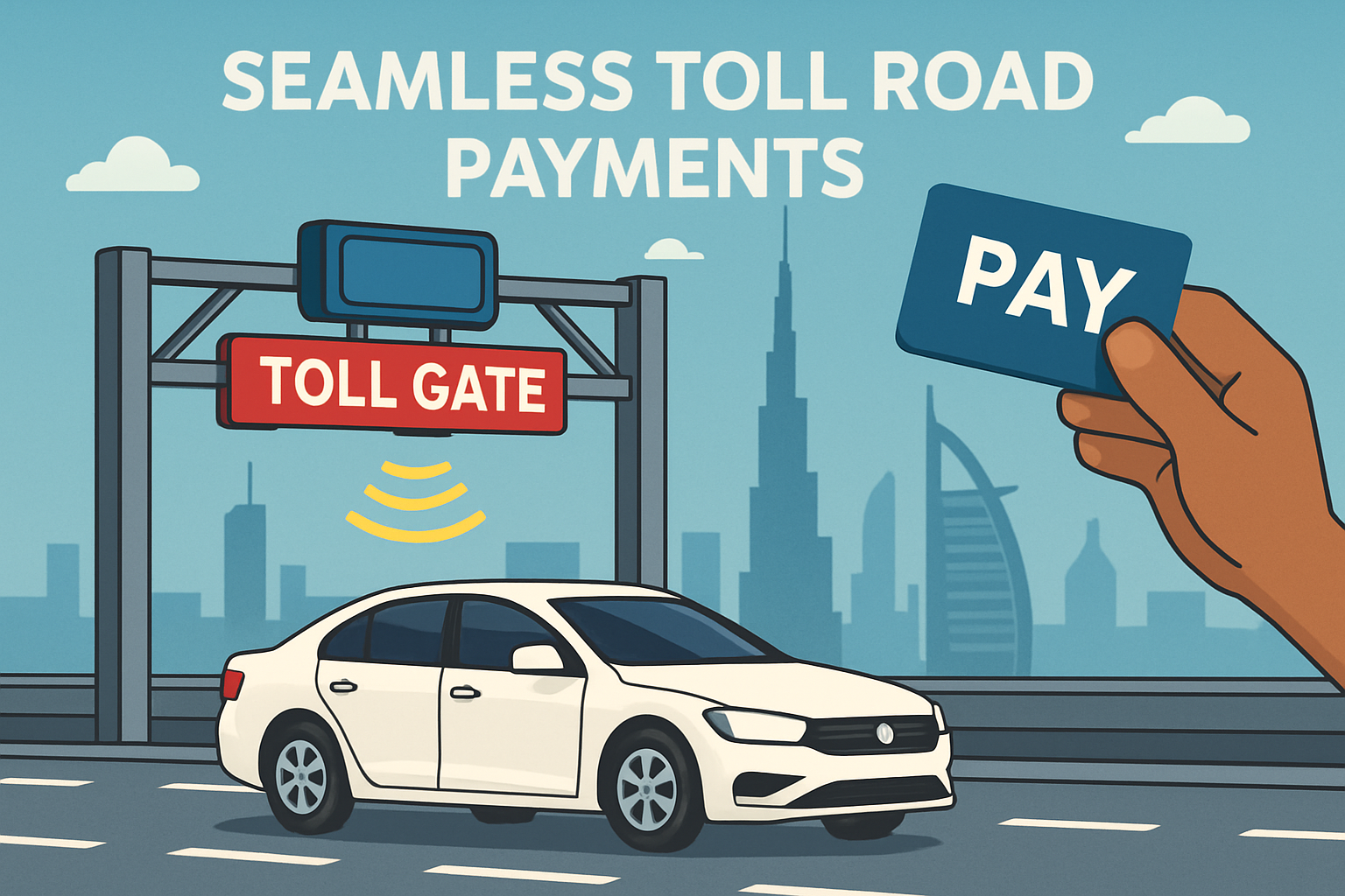 Seamless toll road payments in Dubai